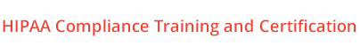 HIPAA Compliance Training and Certification